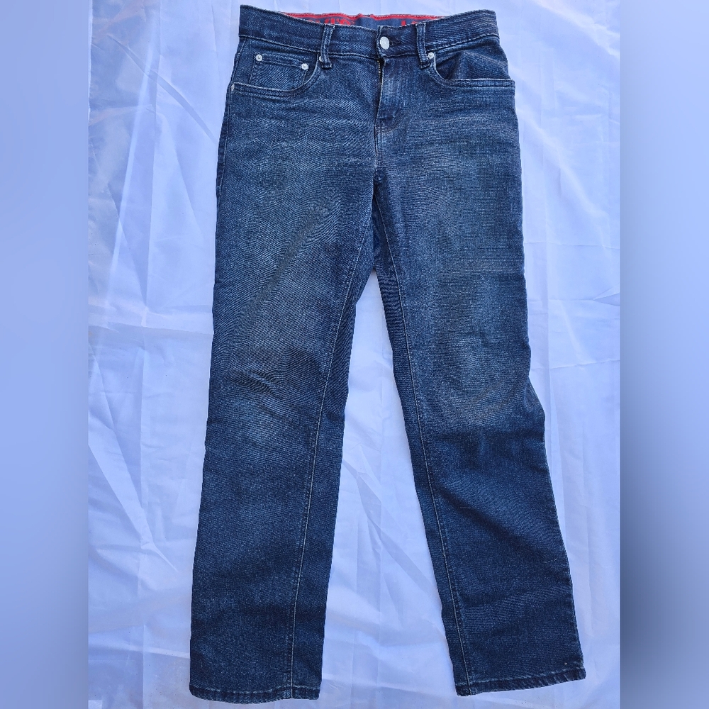 Levi's Classic Blue Jeans with Red Stitching Sz 16‎ Reg W28xL30